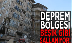 Deprem Bölgesi Beşik Gibi Sallanıyor!