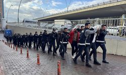 Kayseri'de "Hücre-6" operasyonunda yakalanan zanlılardan 13'ü tutuklandı