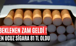 Sigaraya ÖTV zammı: En ucuz sigara 81 TL oldu