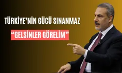 Dışişleri Bakanı Hakan Fidan "Gelsinler görelim !"