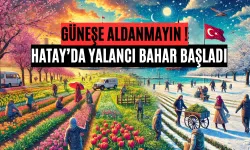 Hatay’da Yalancı Bahar Başladı !