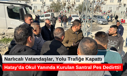 Hatay’da Okul Yanında Kurulan Santral Pes Dedirtti!