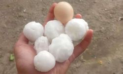 Adıyaman'da dolu etkili oldu