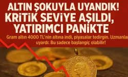 Altın Şokuyla Uyandık! Kritik Seviye Aşıldı, Yatırımcı Panikte