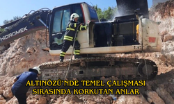 Altınözü’nde Temel Çalışması Sırasında Korkutan Anlar