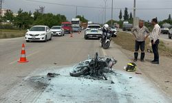 Hatay'da tırla çarpışan motosiklet sürücüsü yaralandı