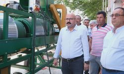 Mut'ta çiftçilere ekipman desteği