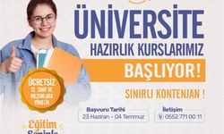 Antakya'da Üniversite Hazırlık Kursları Başlıyor