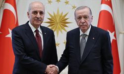 Cumhurbaşkanı Erdoğan, TBMM Başkanı Kurtulmuş'u kabul etti