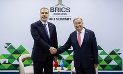 Dışişleri Bakanı Fidan, BM Genel Sekreteri Guterres ile bir araya geldi