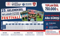 Yayladağı Kültür Sanat Ve Aba Güreşi Festivali Başlıyor