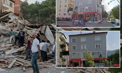 Balıkesir'de Yıkılan Binada Kolon Kesildi İddiası! Altında İş Yeri Bulunan Binalar Riskli!