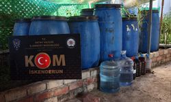 Hatay’da 1 Ton 250 Litre Alkol Ele Geçirildi