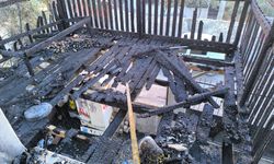 Adana'da bir ev yandı