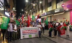 Hatay'da Küresel Sumud Filosu'na saldırı protesto edildi