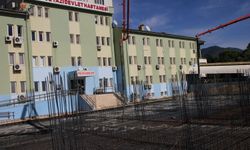 Bozyazı Devlet Hastanesi ek hizmet binasının inşaatı sürüyor