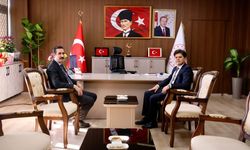 Bozyazı Kaymakamı Topsakaloğlu'ndan İl Milli Eğitim Müdürü Özdemirci'ye ziyaret