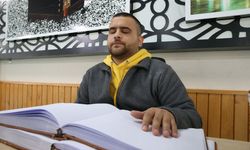 Hatay'da görme engelli hafız öğrencileri Kur'an-ı Kerim ile tanıştırıyor
