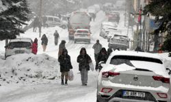 Kars'ta kar yağışı etkisini sürdürüyor