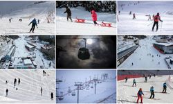 Palandöken ve Sarıkamış kayak merkezlerindeki bazı pistlerde kayak yapılmaya başlandı