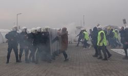 Taşlı sopalı toplumsal olaylara karşı gerçeğini aratmayan müdahale tatbikatı