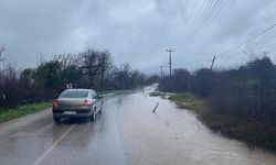 Çanakkale'de yoğun sağanak etkili oldu