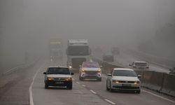 Hatay'da sis nedeniyle görüş mesafesi düştü