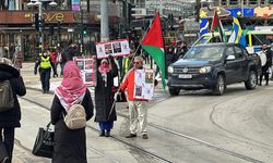 İsveç'te, İsrail'in Gazze'ye saldırıları ve yardım girişini kısıtlaması protesto edildi