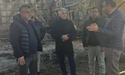 SGK İl Müdürü Bal'dan Yangın Mağduru Esnafa Destek