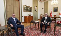 TBMM Başkanı Kurtulmuş, Tacikistan'ın Ankara Büyükelçisi İmomi'yi kabul etti