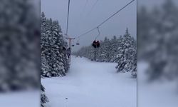 Uludağ'da arızalanan telesiyejde mahsur kalanlar kurtarıldı