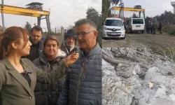 Yolu Mahvetti, Betonu Dereye Döktü, Vatandaşa “Hiç Bir Şey Yapamazsınız” Dedi