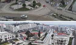 6 ŞUBAT DEPREMLERİNİN ÜÇÜNCÜ YILI - Depremlerin yıktığı Hatay'ın 3 yıl önceki hali ve yeniden inşası aynı karelerde