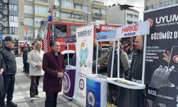 Burdur'da 112 Günü dolayısıyla bilgilendirme standı açıldı