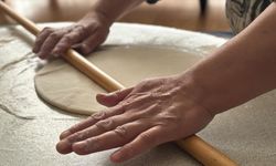 Çorum'da ev hanımları ramazana imece usulü hazırlanıyor