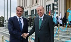 Cumhurbaşkanı Erdoğan, Yunanistan Başbakanı Miçotakis'i kabul etti