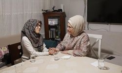 Emine Erdoğan'dan iftar sofrasına konuk oldukları Kayacık ailesine teşekkür paylaşımı