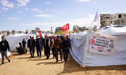 Gazze'de '2. Yıldız Tilbe Çadır Kenti' açıldı