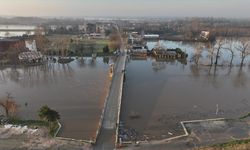 'Kırmızı' uyarı koduyla izlenen Meriç Nehri'nin debisi artıyor