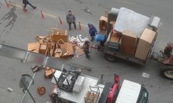 Mersin'de atık ve çöp biriktirilen ev temzilendi