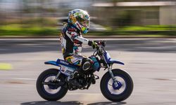 Minik Pars'ın 'otoparklardan şampiyonluğa' motosiklet yolculuğu