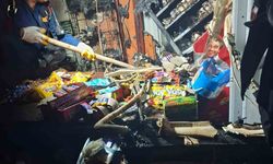 Osmaniye'de markette çıkan yangın söndürüldü