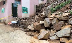 Osmaniye'de toprak kayması nedeniyle bir evde hasar oluştu