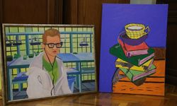 Otizmli genç sanatçı Alp Eren Candan hayallerini tuvale taşıyor