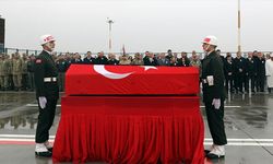 Ağrı'da askeri araç kazasında şehit olan Uzman Çavuş Akarsel için tören düzenlendi