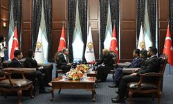 AK Parti Genel Merkezi'nde siyasi partiler arası bayramlaşma