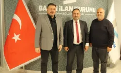 Başkan Mazmanoğlu’ndan, Müdür Oranlı’ya Hayırlı Olsun Ziyareti