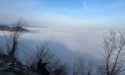 Bolu Dağı'nda sis etkili oldu