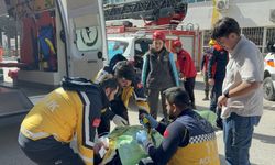 Burdur'da bir lisede deprem tatbikatı yapıldı