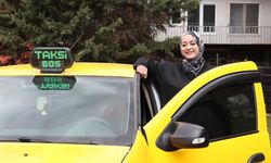 Çocukluk hayalinin peşinden giden kadın aşçılığı bıraktı taksi şoförü oldu